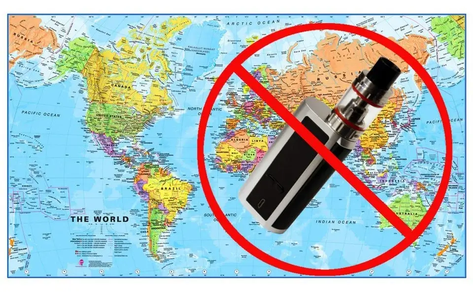 5-Prohibited countries for e-cigarettes 1