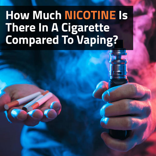 ในบุหรี่จริง มีปริมาณนิโคตินแค่ไหน เมื่อเทียบกับบุหรี่ไฟฟ้า 2
