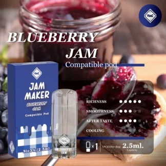 หัวพอต vmc thaipods blueberry jam