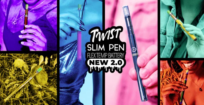 Ooze Twist Slim Pen 2.0 บุหรี่ไฟฟ้าที่น่าใช้ส่งท้ายปี 2023