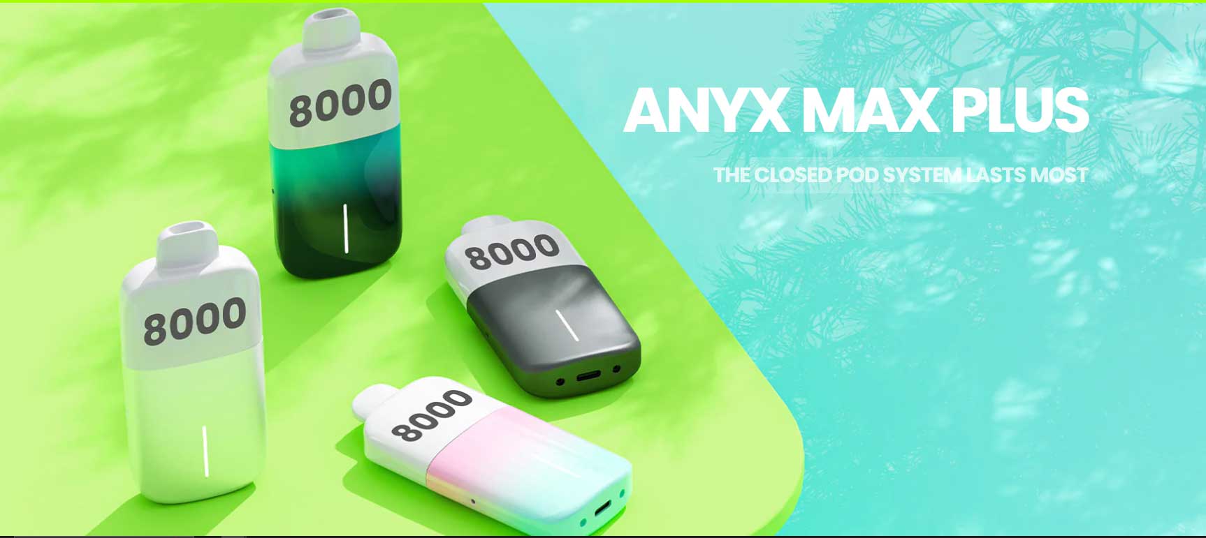ANYX MAX PLUS CLOSED POD SYSTEM 8000 คำ กับการฉีกทุกกฏเกณฑ์ในการสูบ