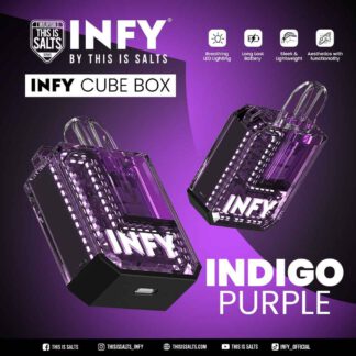 พอตไฟฟ้า Infy Cube Box Indigo Purple