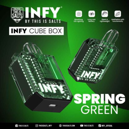 พอตไฟฟ้า Infy Cube Box green