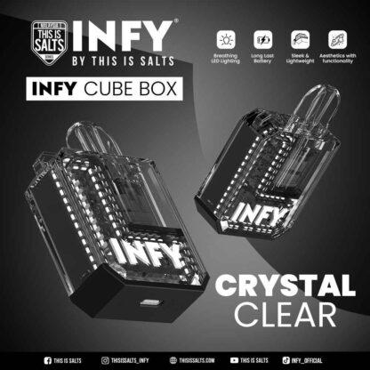 พอตไฟฟ้า Infy Cube Box crystal clear