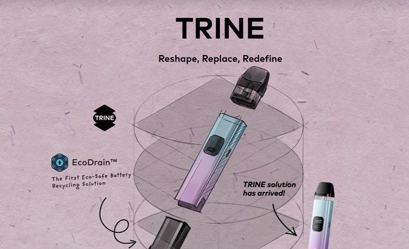 Innokin TRINE พอตไฟฟ้า ตัวใหม่ กับการปรับแต่งกำลังไฟ และรูลมที่เป็นเอกลักษณ์