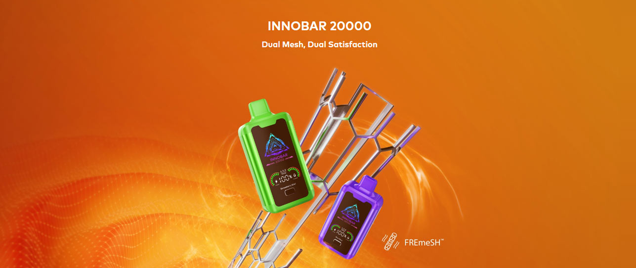 พอตใช้แล้วทิ้ง INNOBAR 20000 จอเต็มตา ปรับโหมดได้ไวสุด